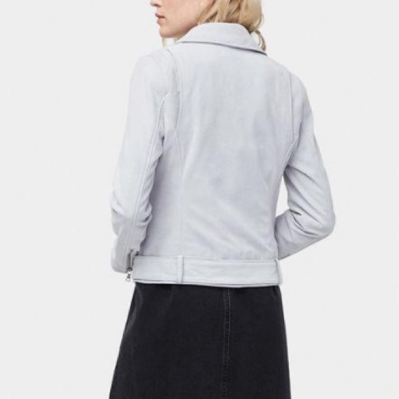 UGG Jackets & Coats Nwt Ugg Stacey Suede Moto Jacket Color Dove Gray Poshmark